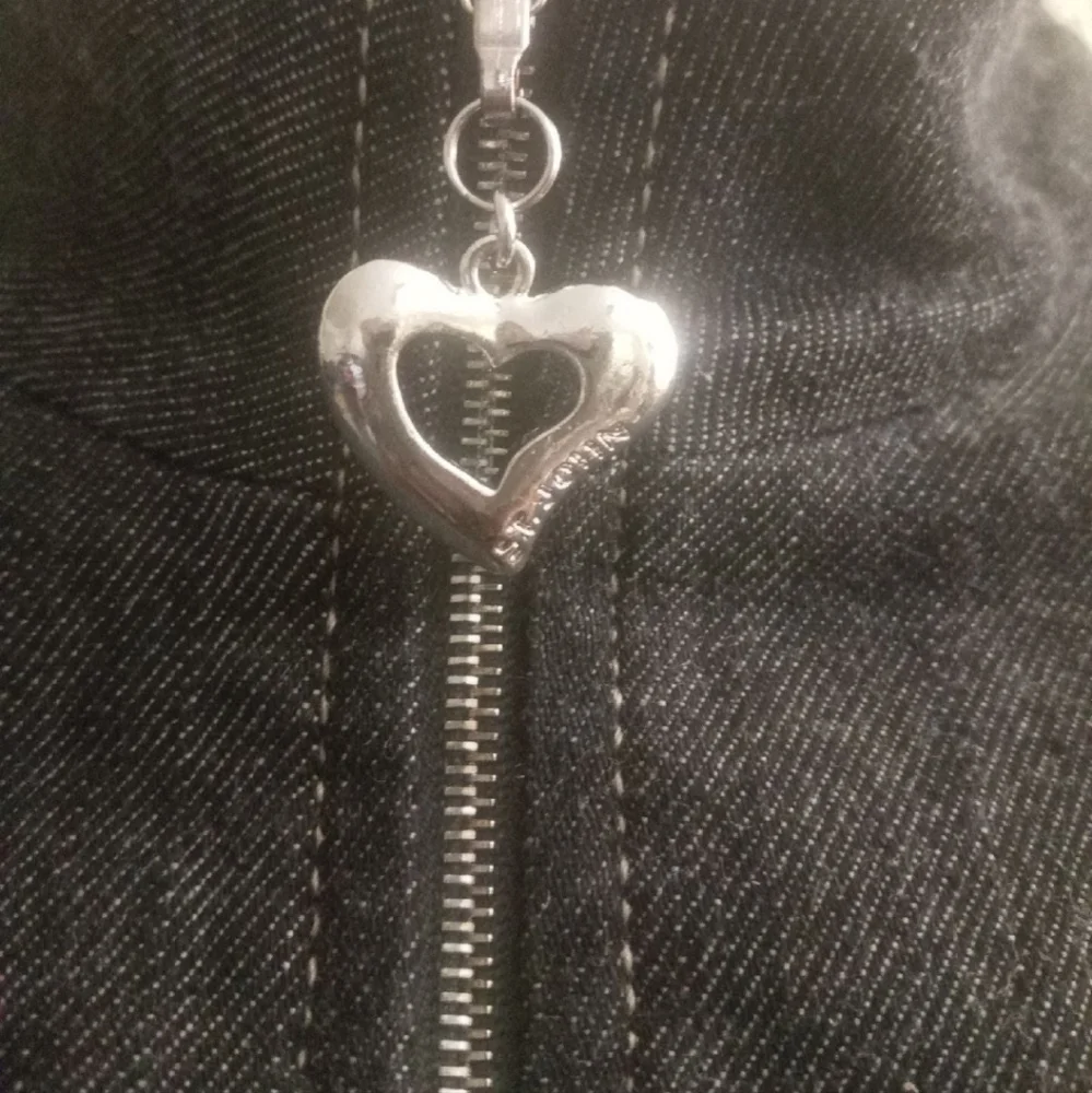 St. john Ruffle denim jacket - Picture 2 of 5